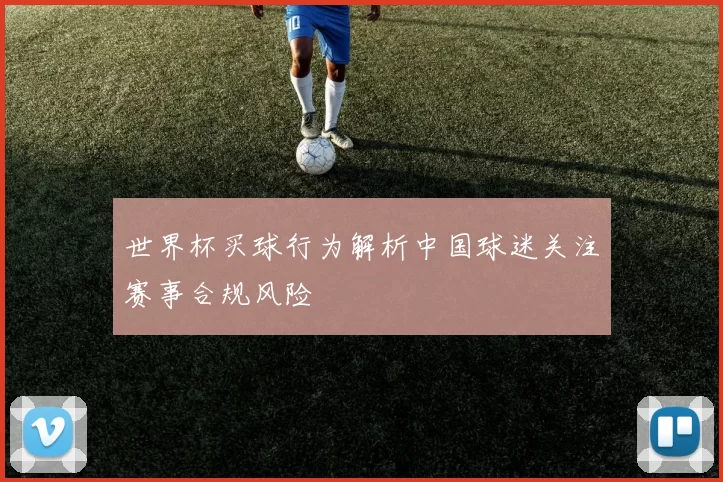 世界杯买球行为解析中国球迷关注赛事合规风险